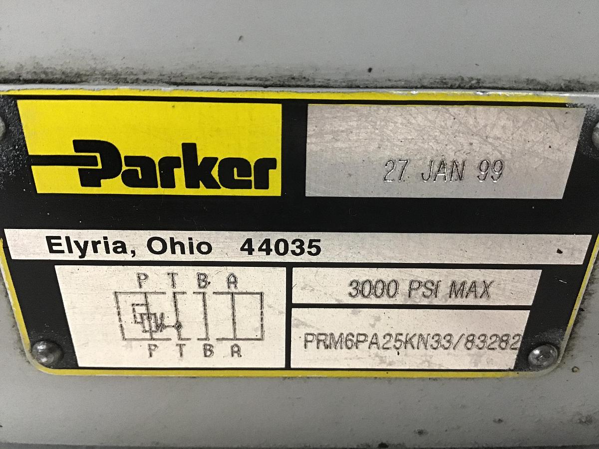 Used PARKER PRM6PA25KN33/83282 Valve Used #140327