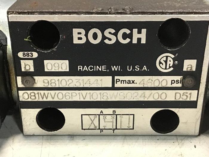 Used BOSCH Valve 9810231441 081WV06P1V1018WS024/00D51 Used
