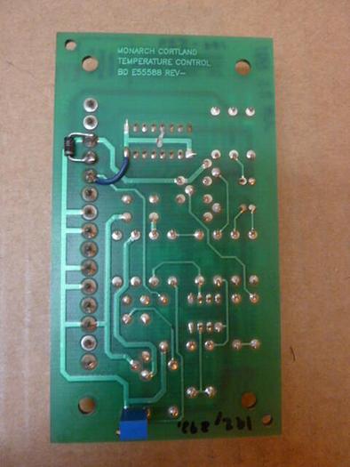 Used MONARCH Temperature Control Board E55589 #27072