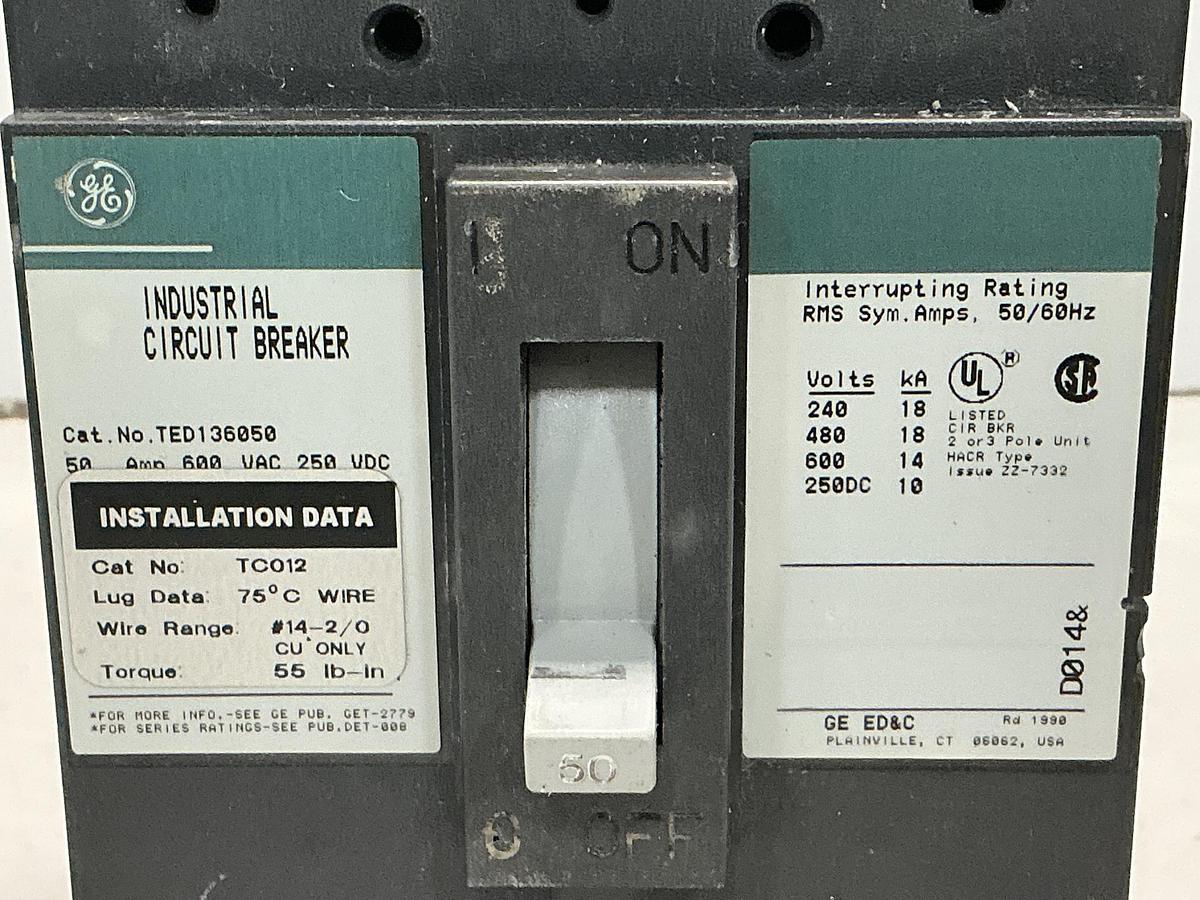 Used GENERAL ELECTRIC TED136050