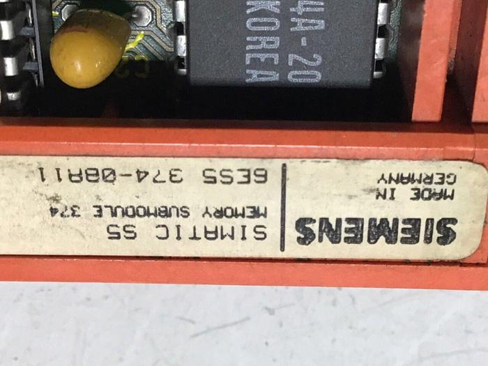 Used SIEMENS / VAN DORN SIMATIC S5 Memory 6ES5 374-0BA11 #112229