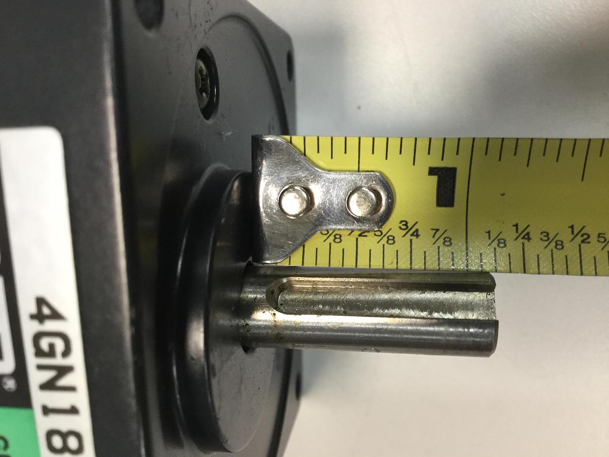 Used ORIENTAL MOTOR Gearhead 4GN18K used