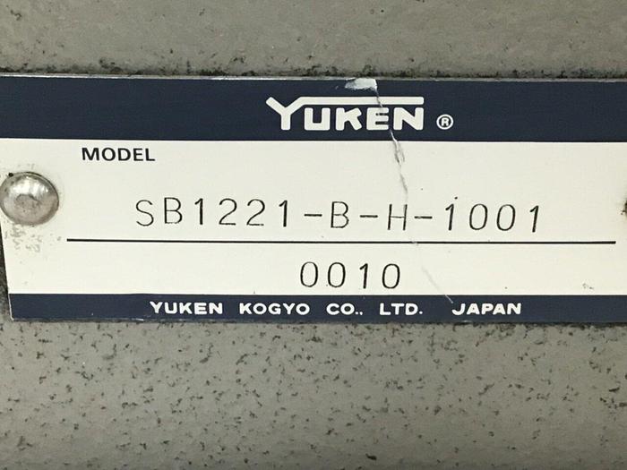Used YUKEN Valve SB1221-B-H-1001 #111880
