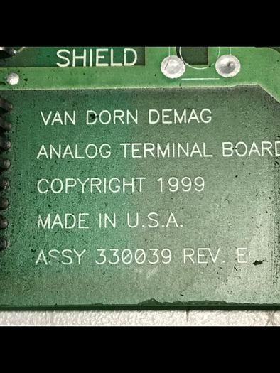 Used VAN DORN Analog Terminal Board PC330-039 330039 USED
