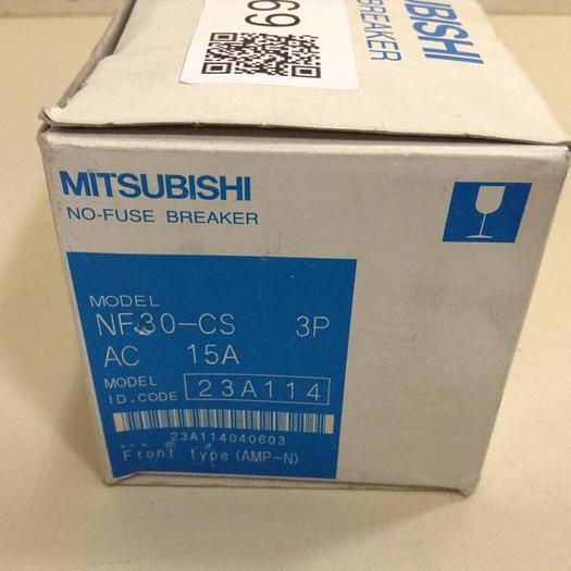MITSUBISHI 15 Amp Circuit Breaker NF30-CS-15 #69940