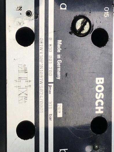 Used BOSCH Valve 0 810 001 700 #138046