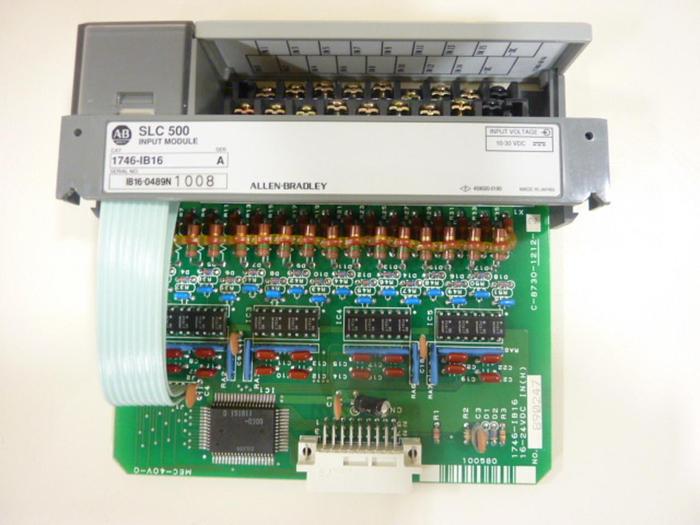 Used ALLEN BRADLEY Input Module 1746-IB16 SER A #43534