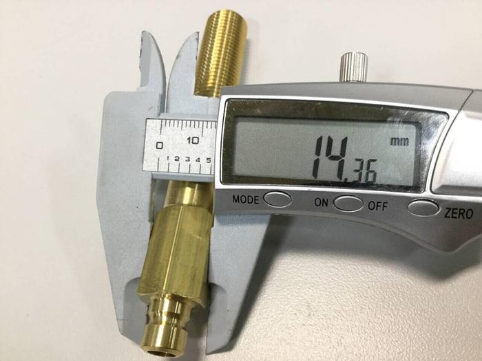 GENERIC Mold Coupling Brass Extension 252 X 4 #92089