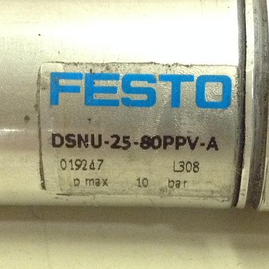 Used FESTO Pneumatic Cylinder DSNU-25-80PPV-A #68822