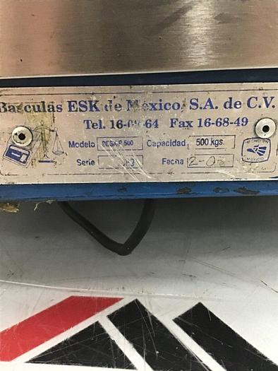 Used BASCULAS ESK Platform Scale BESX-P-500 #124553