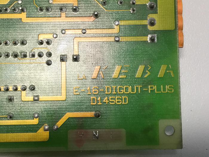 Used KEBA Engel Output Board E-16-DIGOUT-PLUS D1456D Used