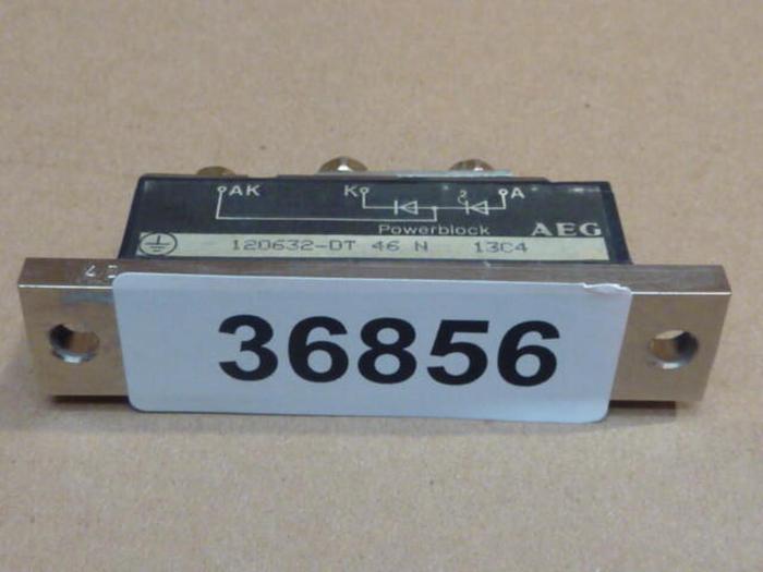 Used AEG MOTOR CONTROL Rectifier Module 120632-DT 46N #36856