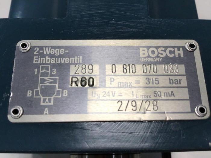Used BOSCH Valve 0 810 070 033 USED