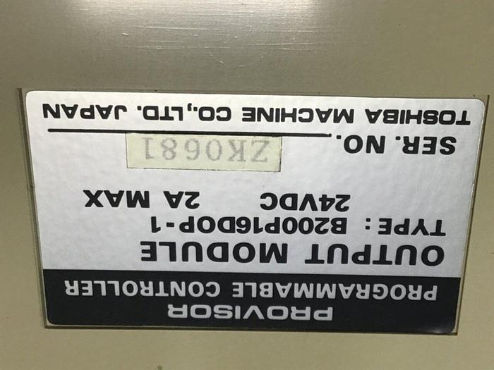 Used TOSHIBA Output Module B200P16DOP-1 #136795