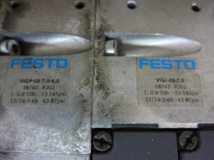 Used FESTO Control Block w/ Valves IFB8-03 #52795