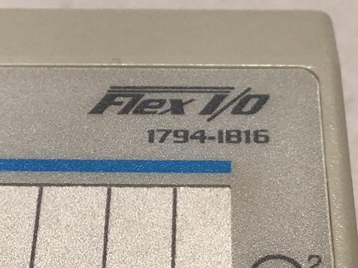 Used ALLEN BRADLEY Input Module 1794-IB16 SER A #129356