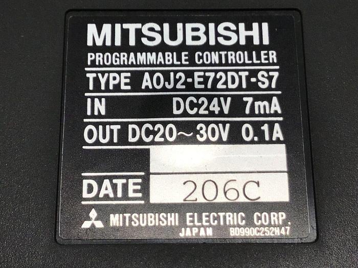 Used MITSUBISHI Programmable Controller A0J2-E72DT-S7 #118398