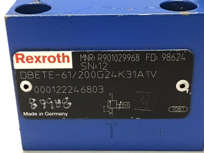 Used REXROTH Valve DBETE-61/200G24K31A1V Used