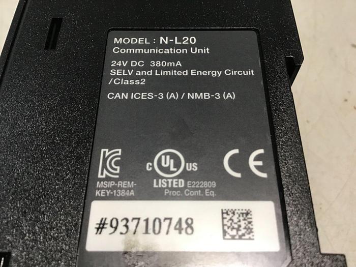 Used KEYENCE CORP Communication Module N-L20 #133904