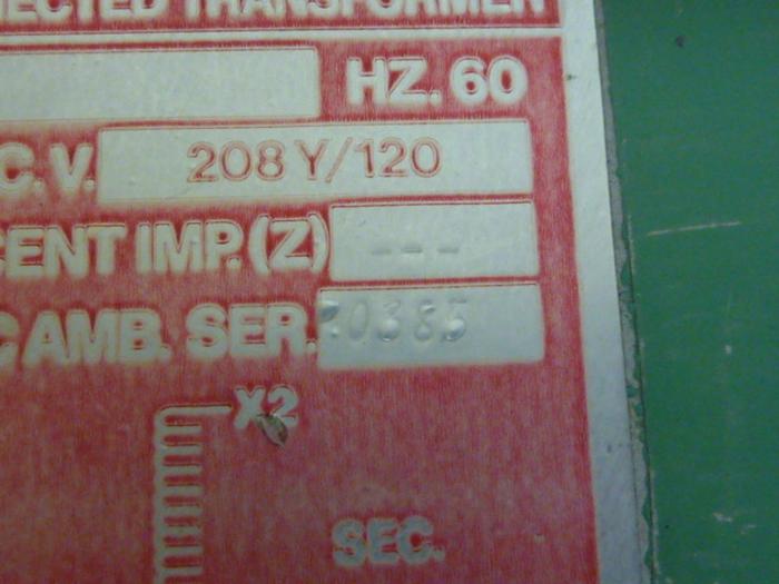 Used DONGAN 9 kVA Transformer 63-0309 #56419