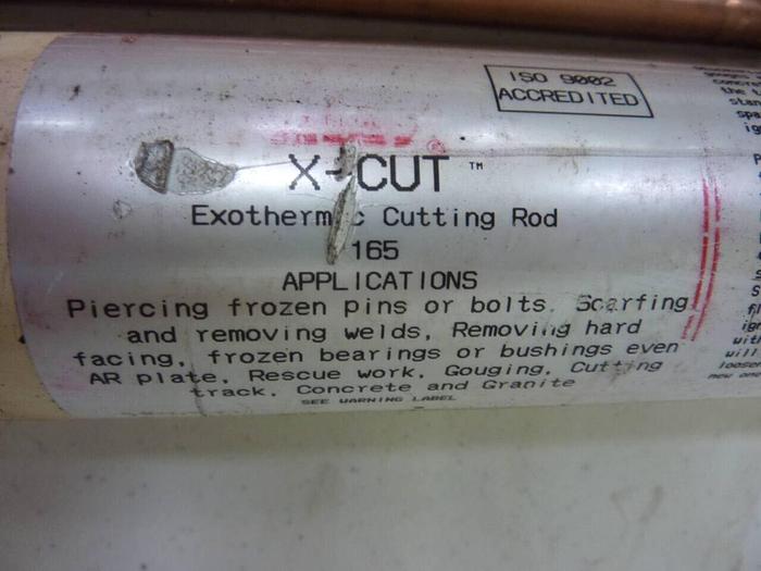 Used X-EGRON X-Cut Exothermic Cutting Rod 165-0-1248 #57670