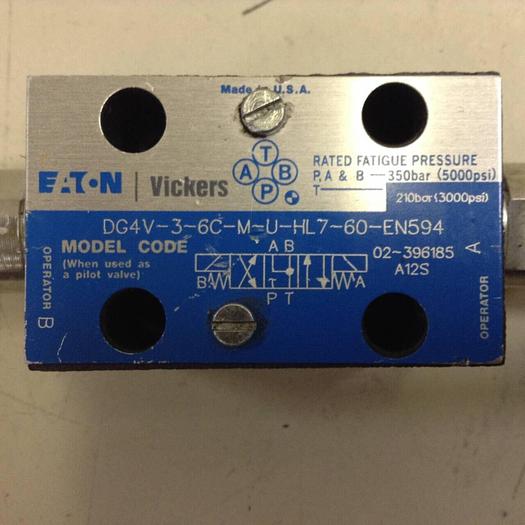 Used VICKERS Valve DG4V-3-6C-M-U-HL7-60-EN594 Used