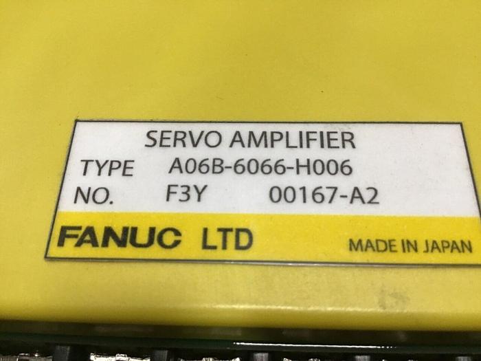 Used FANUC Servo Amplifier A06B-6066-H006 #131876