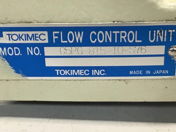 Used TOKIMEC Valve C5PG-815-10-S76 #132952