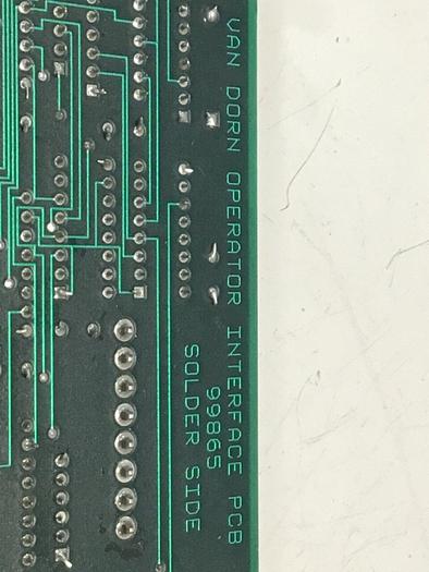Used VAN DORN Circuit Board 99865 #129115