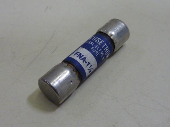 Used FUSETRON 1 1/4 Amp Fuse FNA-11/4 #62355