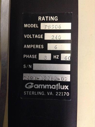 Used GAMMAFLUX Power Supply PS906 #87238