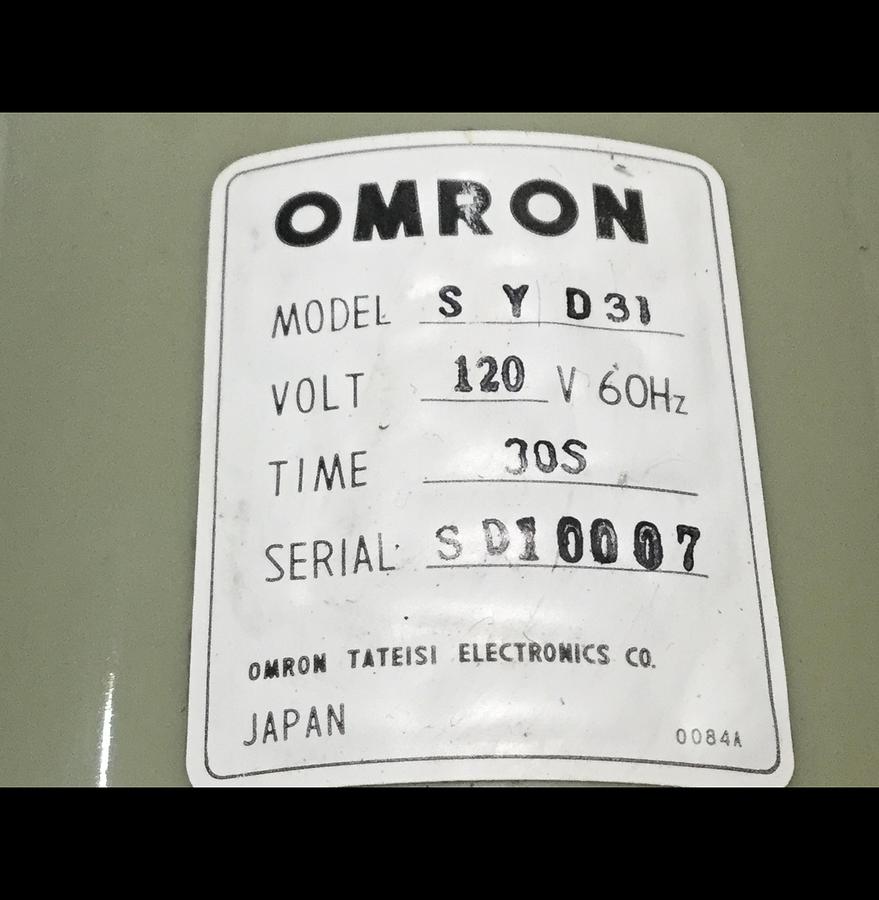 Used OMRON Timer SYD31 Used