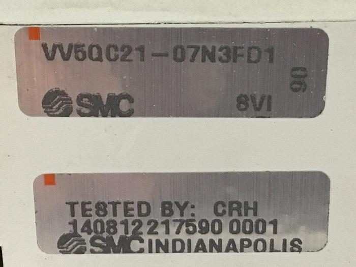 Used SMC Manifold & Valves VV5QC21-07N3FD1 #126095