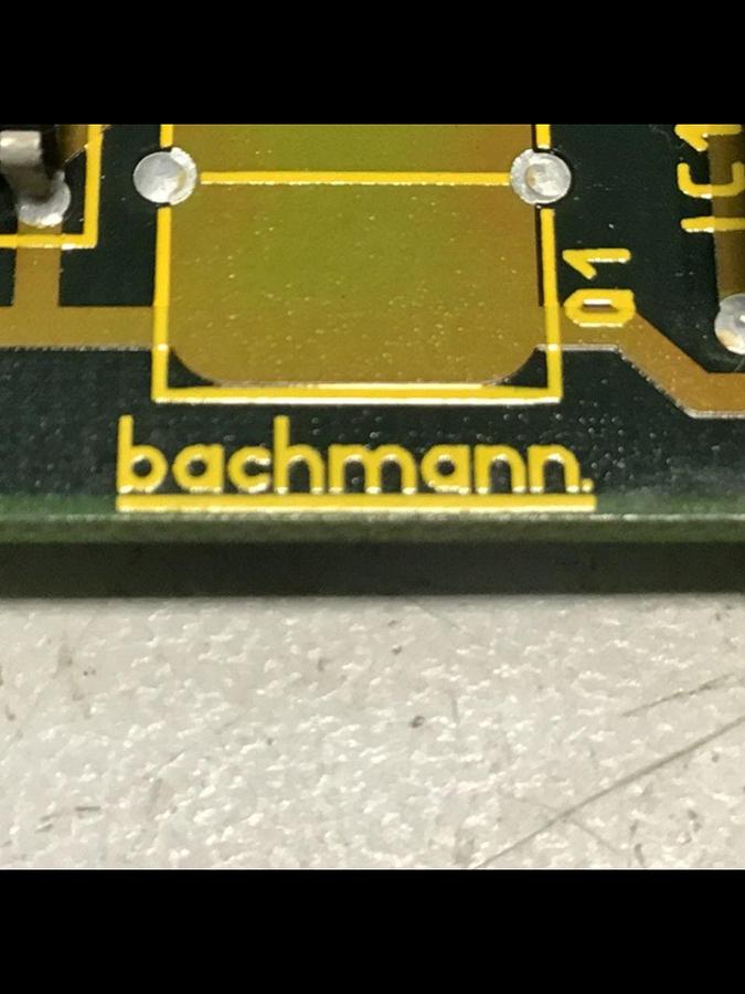 Used BACHMANN Circuit Board VID500.02 Used