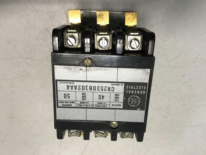 Used GENERAL ELECTRIC / GE Contactor CR253DB302AAA #84400
