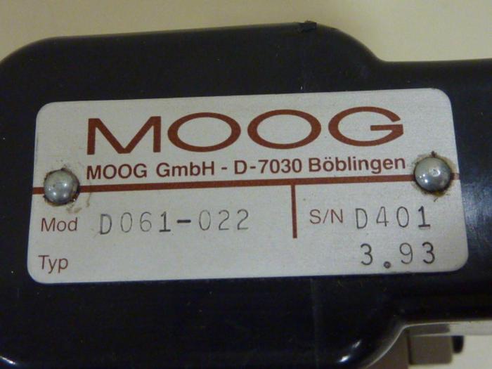 Used MOOG Servo Valve D061-022 Used