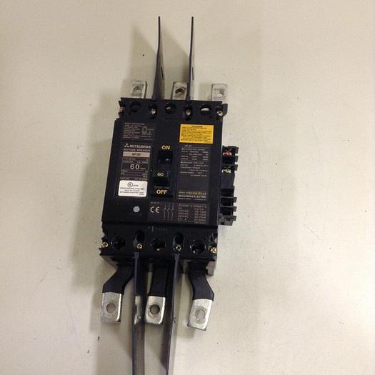 Used MITSUBISHI 60 Amp Circuit Breaker NF-SF3060 #72707