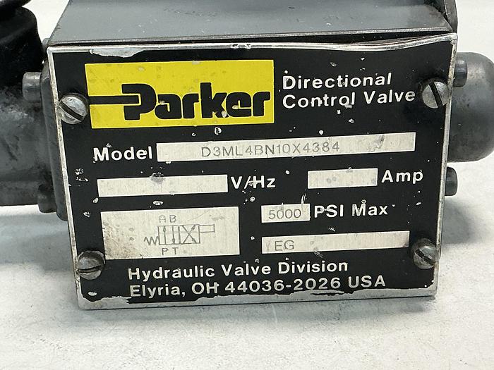 Used PARKER D3ML4BN10X4384