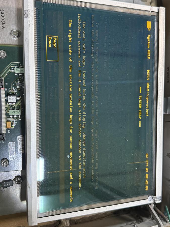 Used Needs Testing / VAN DORN DEMAG Pathfinder 4500 MONO Operator Interface USED