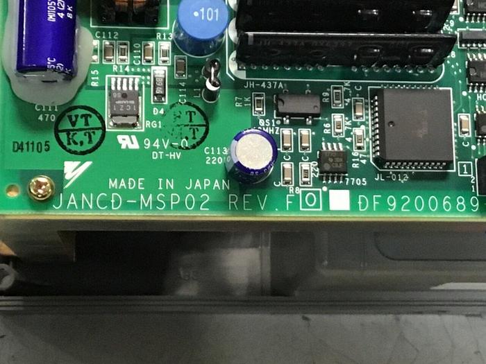 Used YASKAWA ELECTRIC Operator Panel JZNC-MPB02E #131258