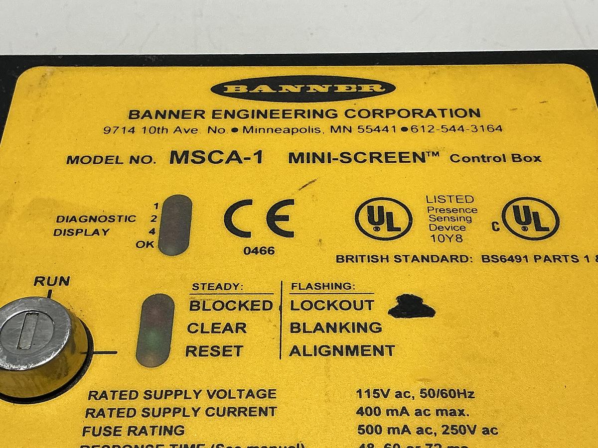 Used BANNER MSCA-1