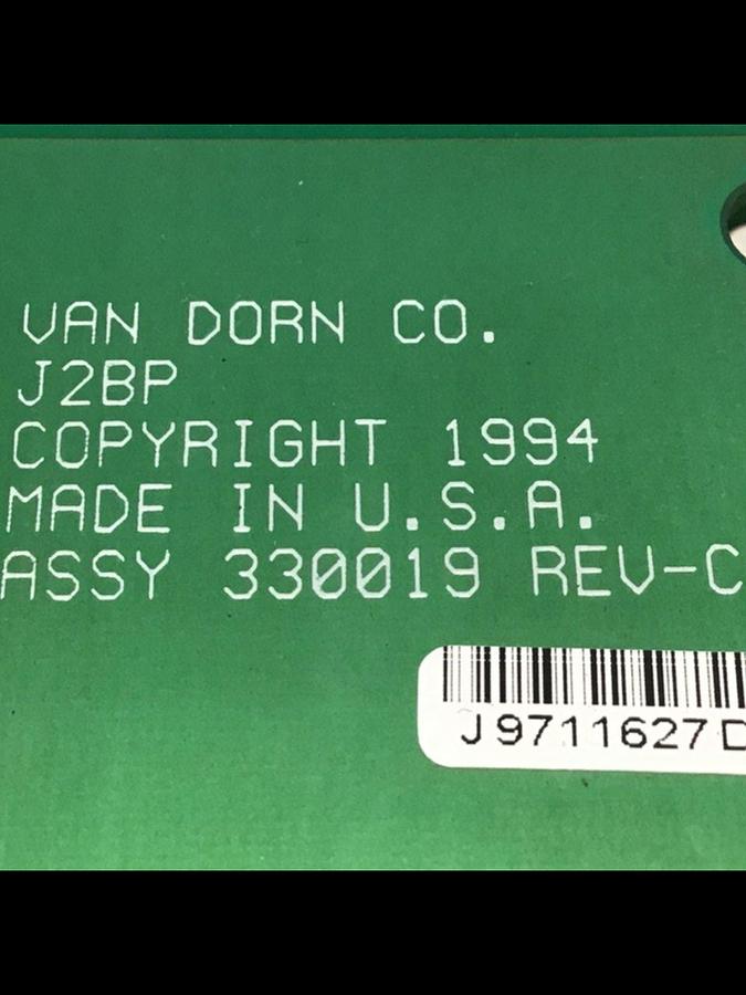 Used VAN DORN Circuit Board 330019 PC330-019 330-019 Used