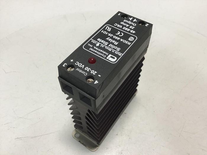 Used CONTINENTAL INDUSTRIES Solid State Relay RSDA-660-25-1DE #134792