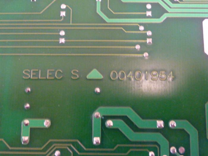 Used SELEC Circuit Board 00401954 #63306