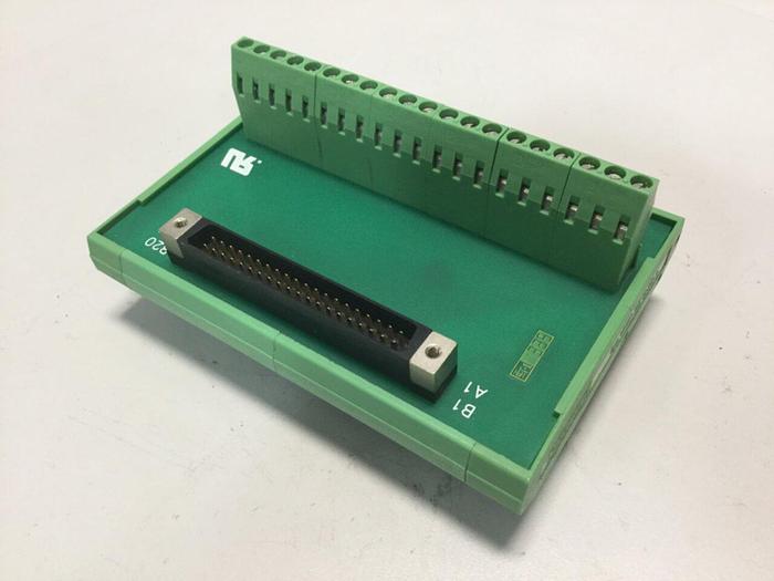 Used PHOENIX CONTACT 40 Pin I/O Terminal Block 5525071 #105531