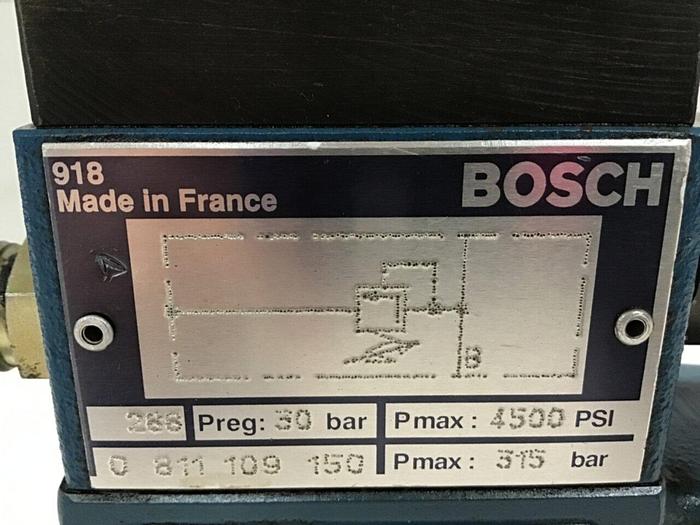 Used BOSCH Proportional Pressure Relief Valve 0 811 402 019 #144596