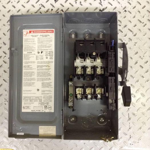 Used SQUARE D General Duty Safety Switch D322N #84472