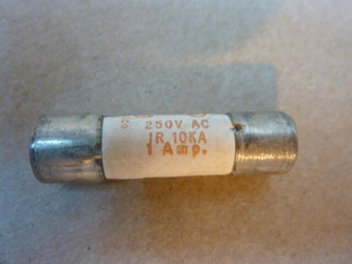 Used GOULD / SHAWMUT 1 Amp Fuse OTM1 #38998