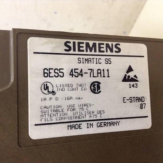 Used SIEMENS Digital Output 6ES5 454-7LA11 #77072