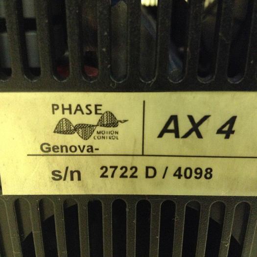 Used PHASE MOTION CONTROL Brushless Motor Control AX4 AX-4 USED
